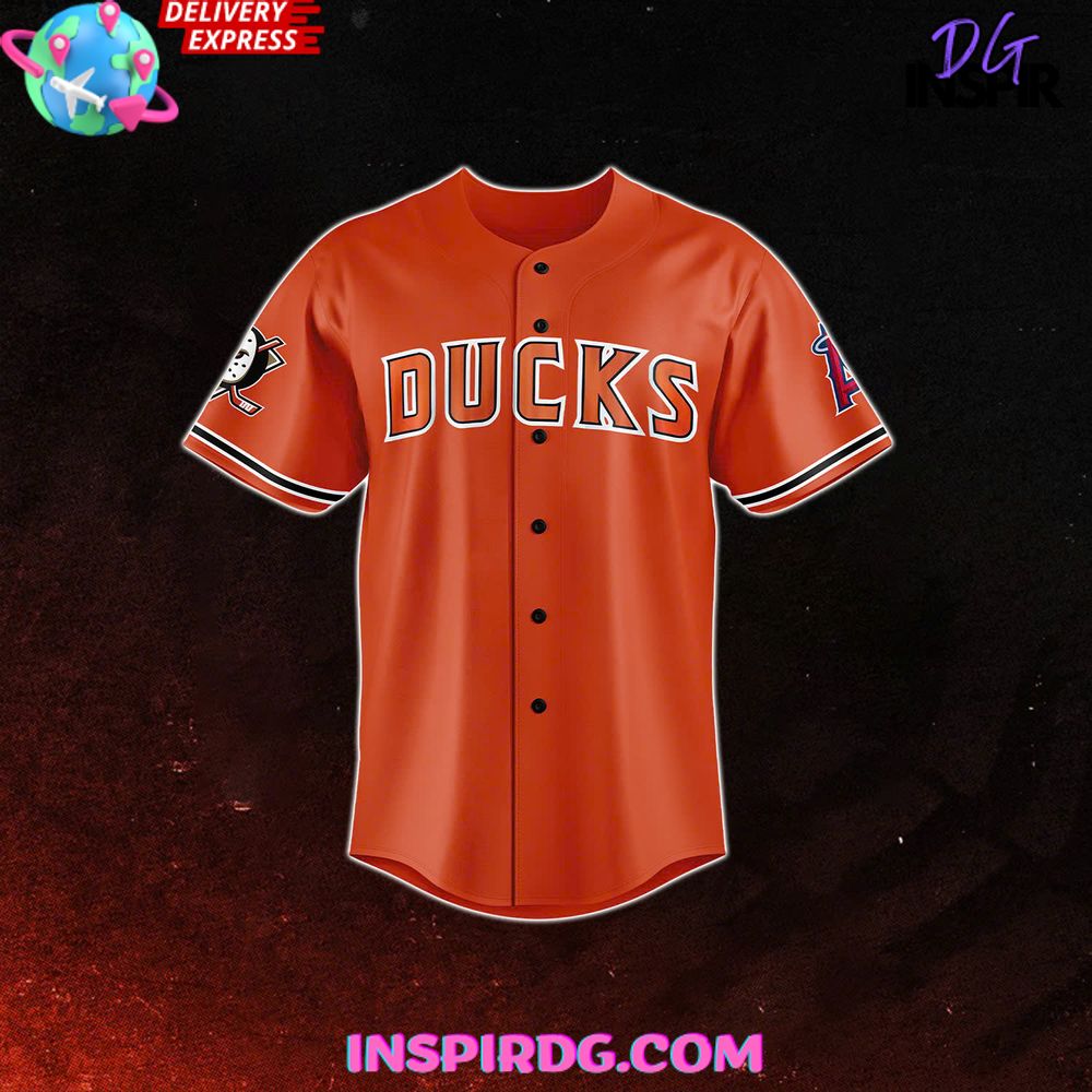 Anaheim Ducks Angels Night Performance Baseball Jersey