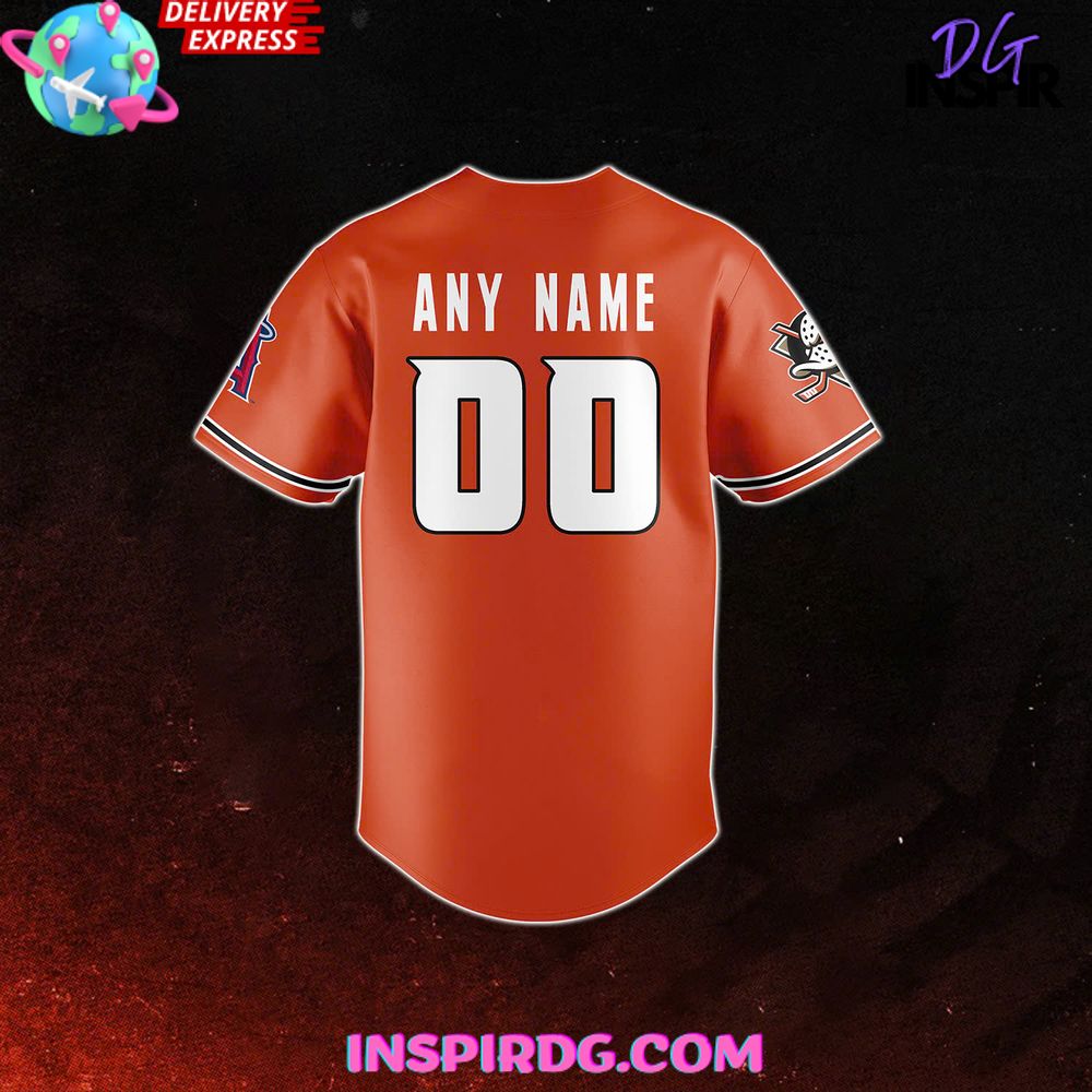 Anaheim Ducks Angels Night Performance Baseball Jersey