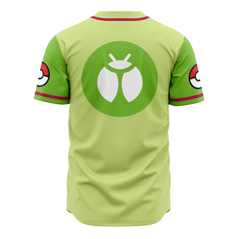 Bug Bites Bug Type Pokemon Baseball Jersey