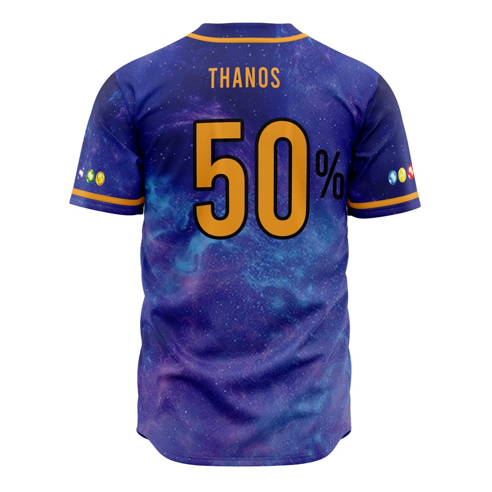 Cosmic Infinity Stones Marvel Baseball Jersey