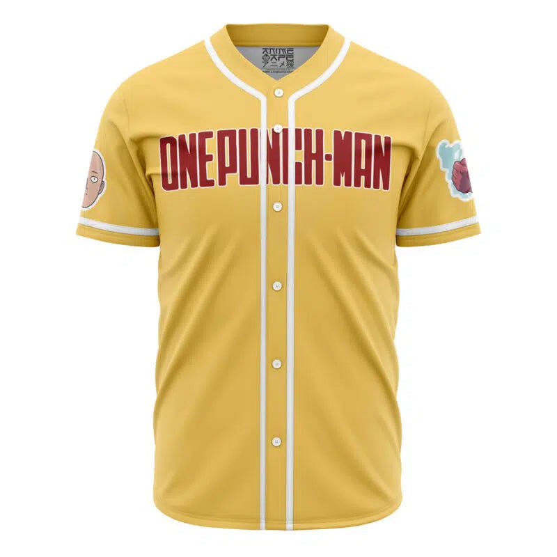 Power Saitama Punch Man Baseball Jersey