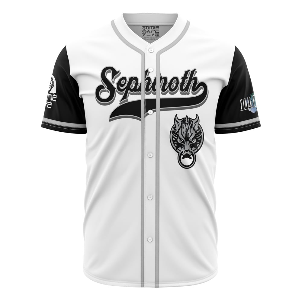 Sephiroth Final Fantasy Baseball Jersey