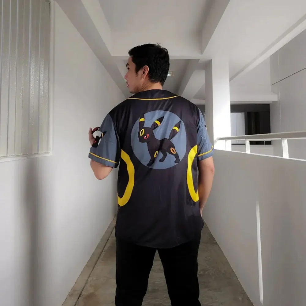 Umbreon Eeveelution Pokemon Baseball Jersey