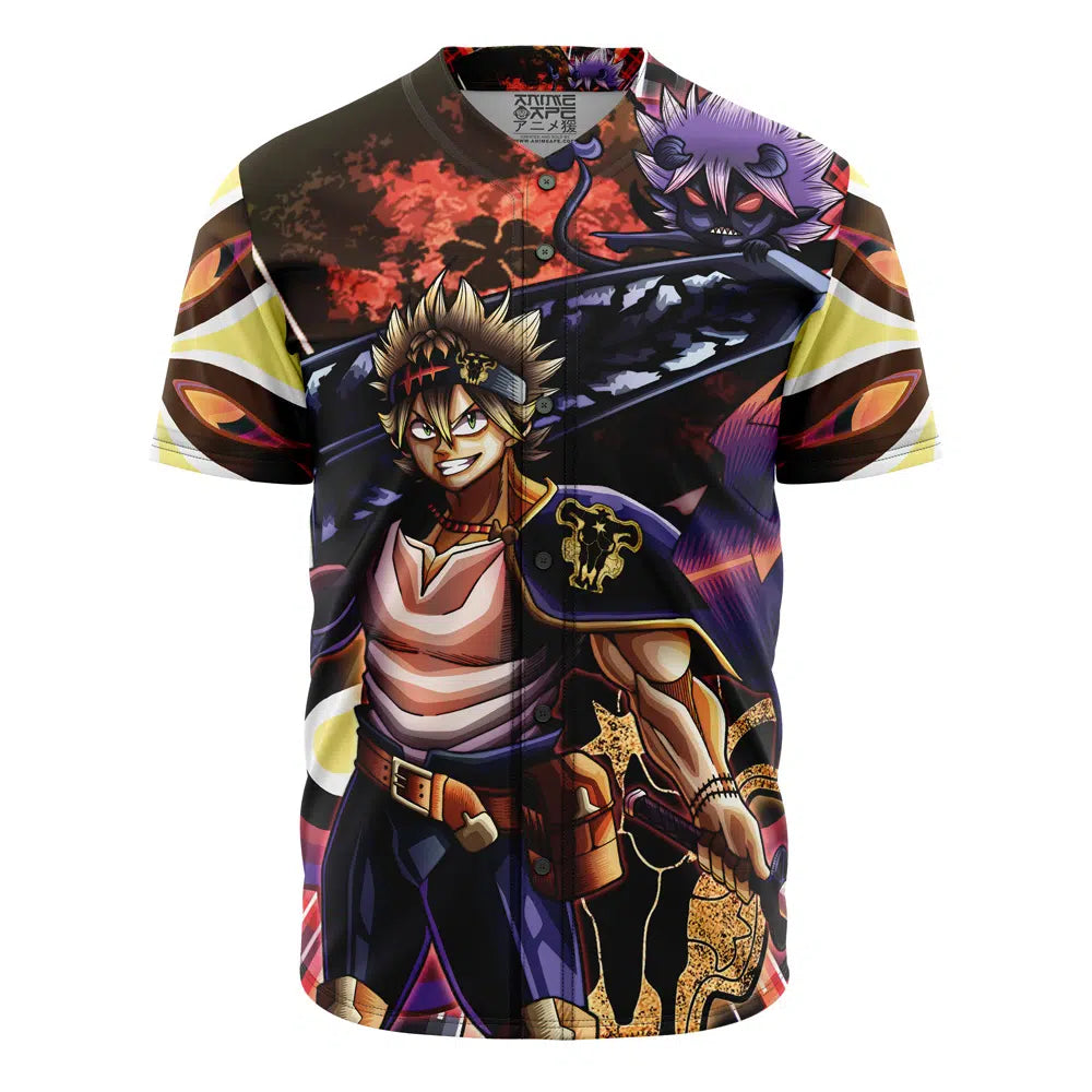 Trippy Asta X Liebe Black Clover Baseball Jersey Without Piping