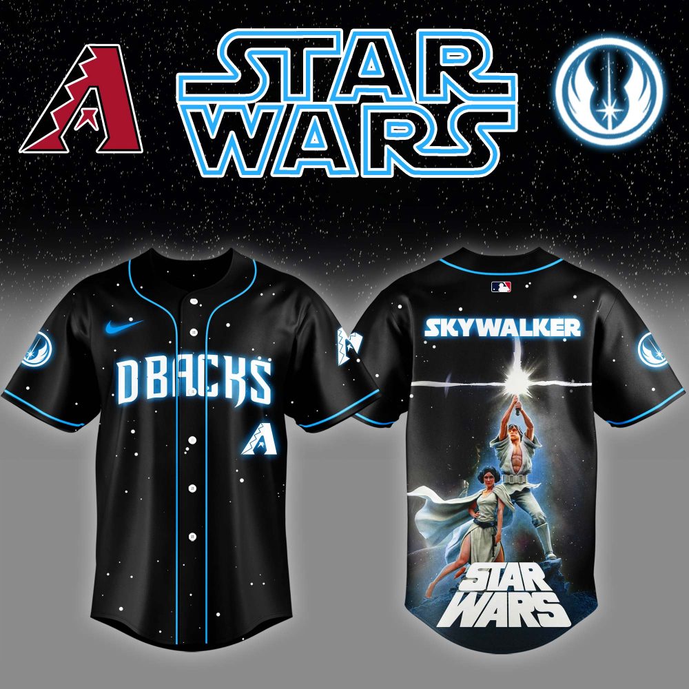 Star Wars D-Backs Baseball Jersey - Limited Edition Skywalker Design