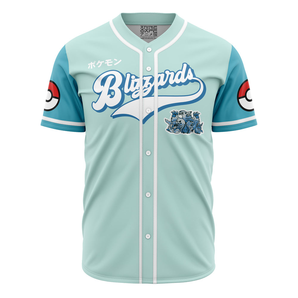 Stylish Light Blue Anime Baseball Jersey - Unique Design For Fans &amp; Collectors
