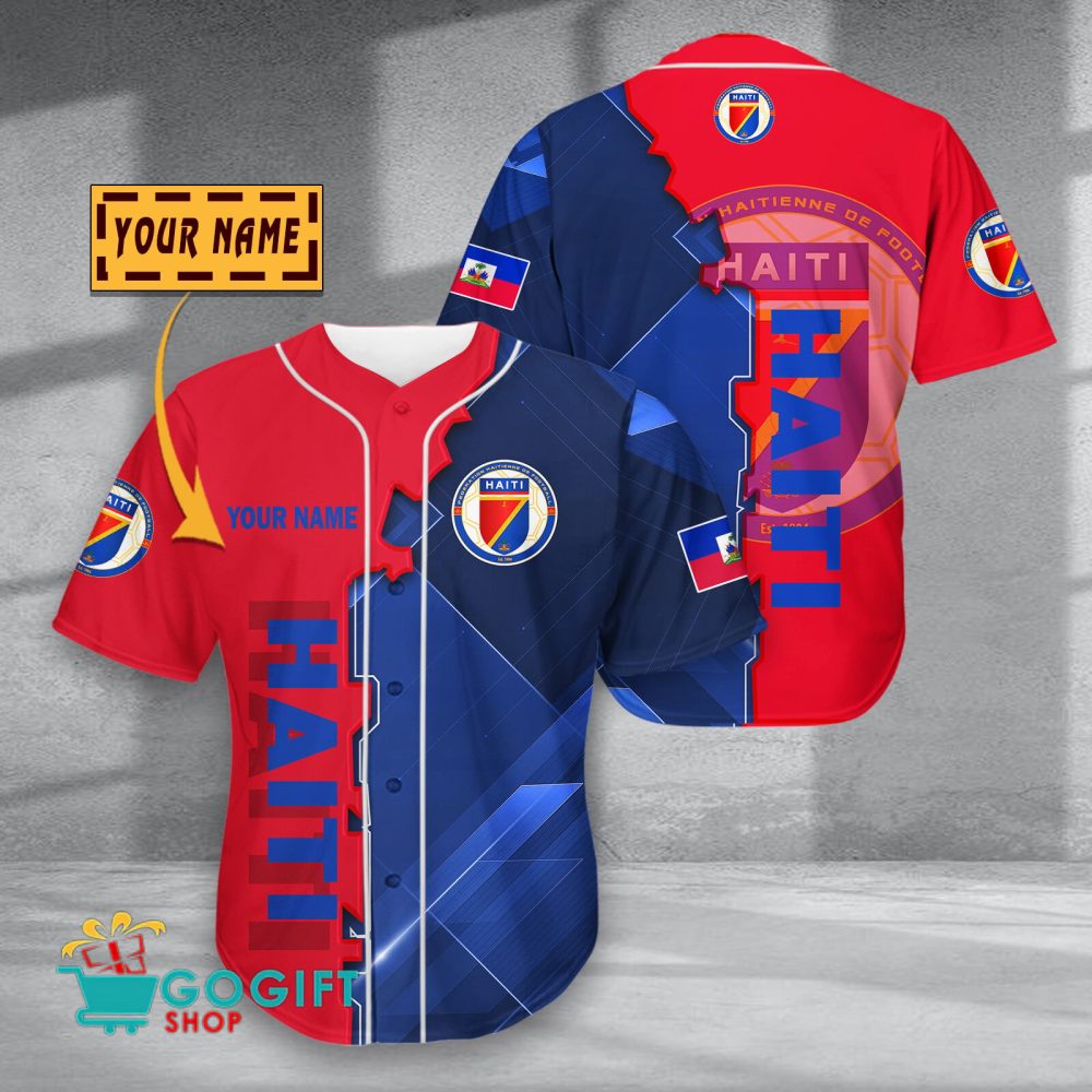 Haiti National Soccer Team Baseball Jersey