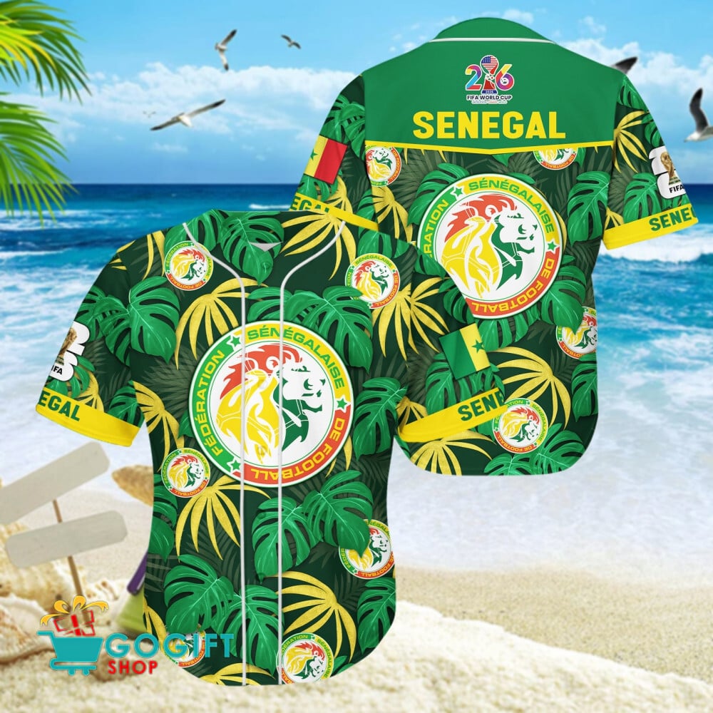 Senegal National Soccer Team Baseball Jersey
