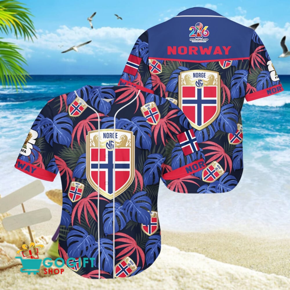 Norway National Soccer Team Baseball Jersey