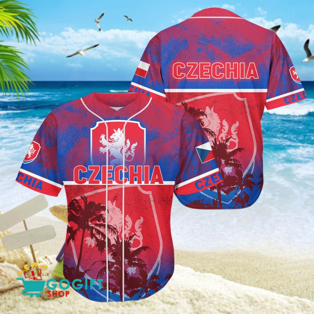 Czechia National Soccer Team Baseball Jersey