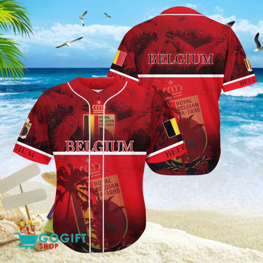 Belgium National Soccer Team Baseball Jersey