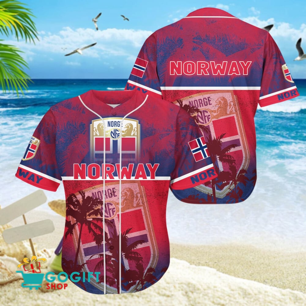 Norway National Soccer Team Baseball Jersey