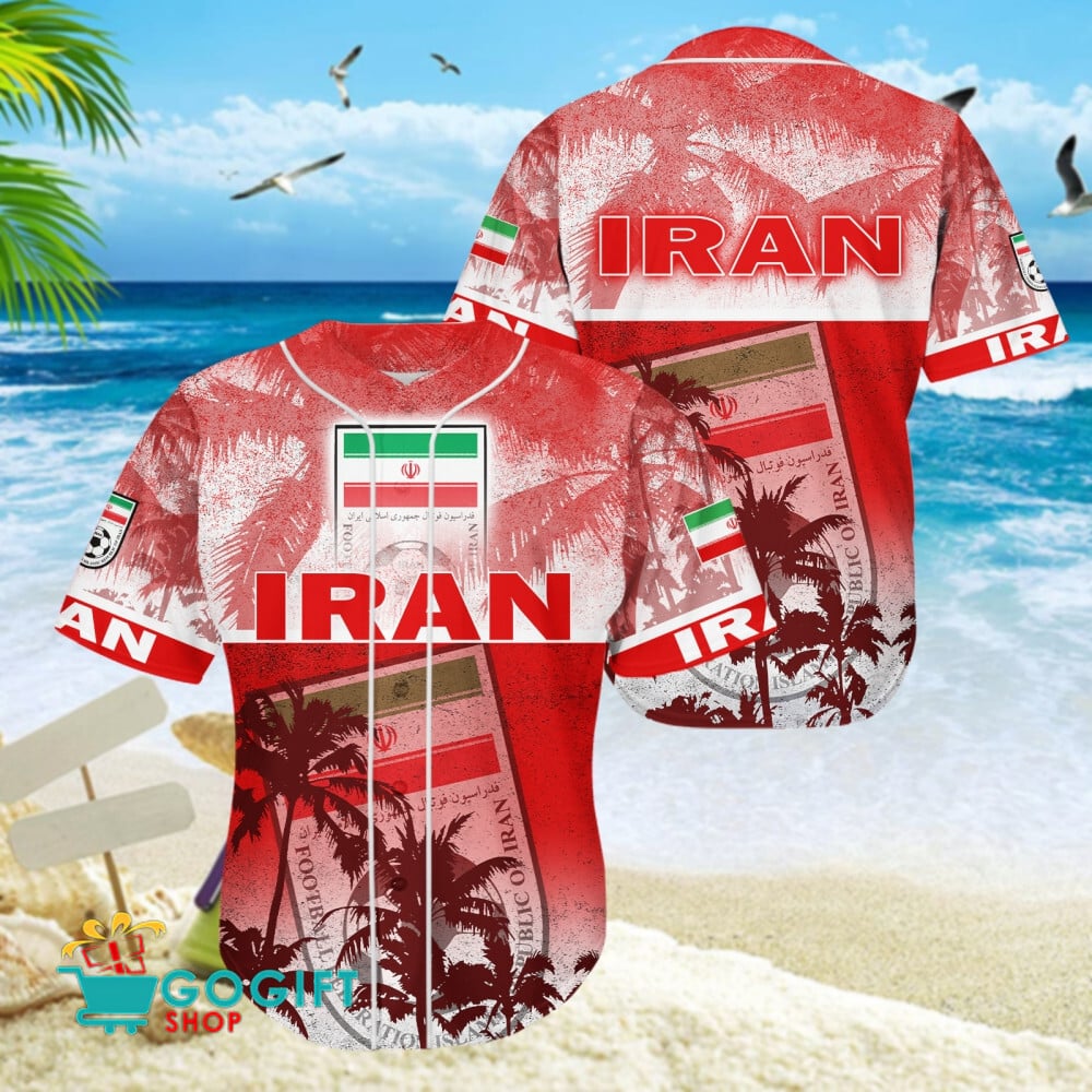 Ir Iran National Soccer Team Baseball Jersey